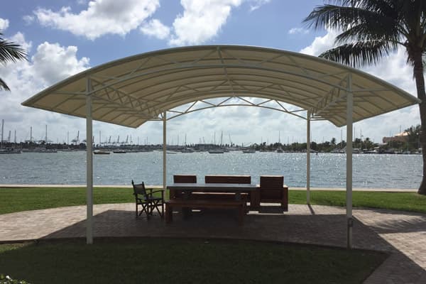 Arch Awning Miami Beach FL Residential Community