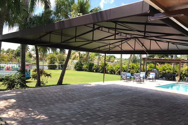 Backyard Patio Awning Canopy Lakeside FL