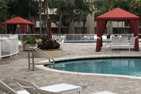 Cabanas Pool Area Condo