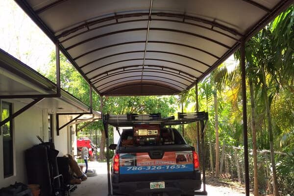 Carport Awnings Brown